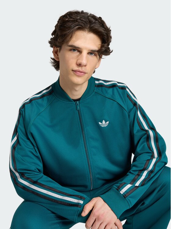 adidas adidas Kurtka przejściowa 168998 Zielony Loose Fit