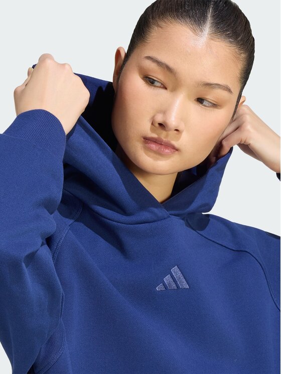 adidas adidas Bluza 164804 Niebieski Loose Fit