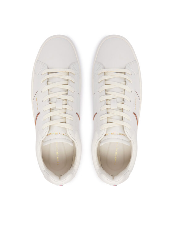 Tommy Hilfiger Tommy Hilfiger Tenisice Dress Casual Leather Sneaker FM0FM05989 Bijela