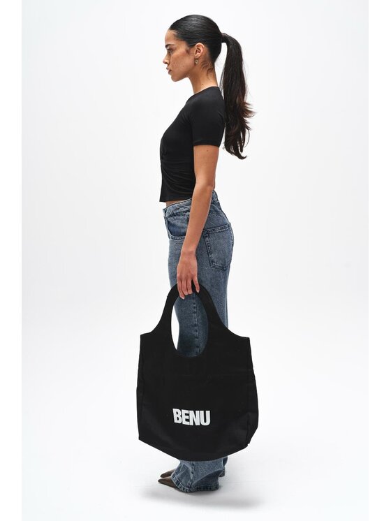 BENU BENU Nákupná taška Torba Benu Čierna