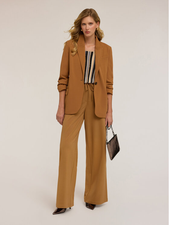 Motivi Motivi Giacca outdoor Q026W000043N012 Marrone Regular Fit