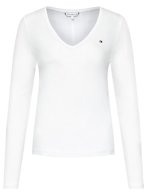 Tommy Hilfiger Tommy Hilfiger Blusa Classic WW0WW30489 Bianco Regular Fit