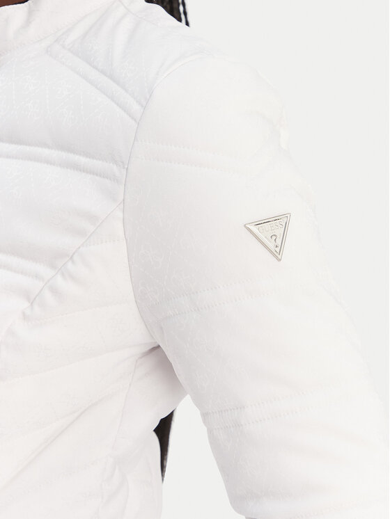 Guess Guess Prechodná bunda W6RL02 WJ492 Biela Regular Fit
