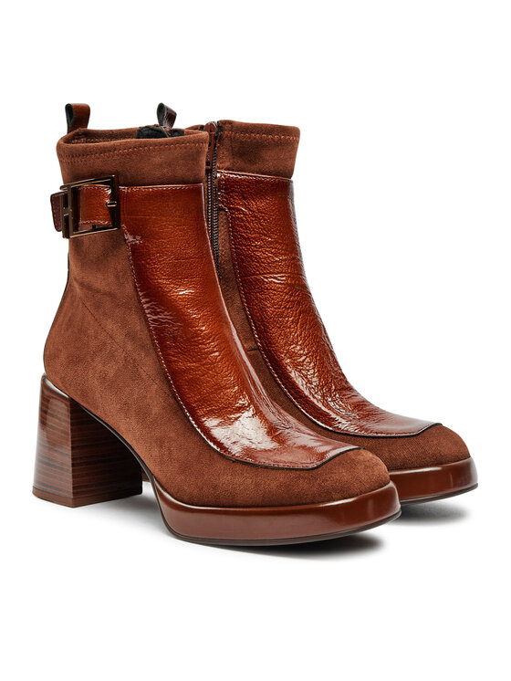 Hispanitas Hispanitas Ботильйони Velour Str-I24 HI243664 Коричневий