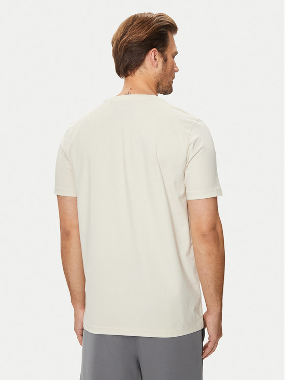 BOSS Boss Tričko Jagged 1 50519365 Écru Relaxed Fit