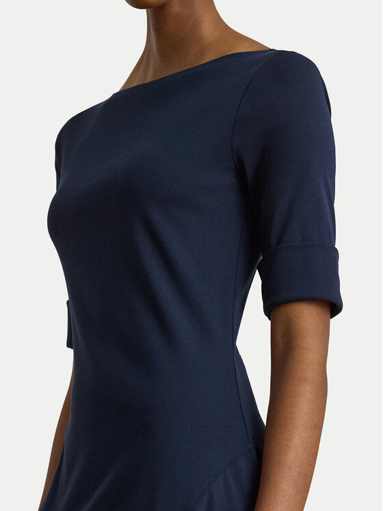 LAUREN RALPH LAUREN LAUREN RALPH LAUREN Sukienka koktajlowa Munzie 200973599005 Granatowy Regular Fit
