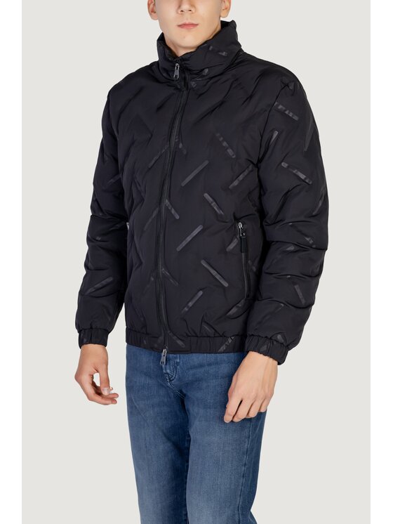 Antony Morato Antony Morato Μπουφάν πουπουλένιο 3D EMBOSSING TECHNO Μαύρο Regular Fit