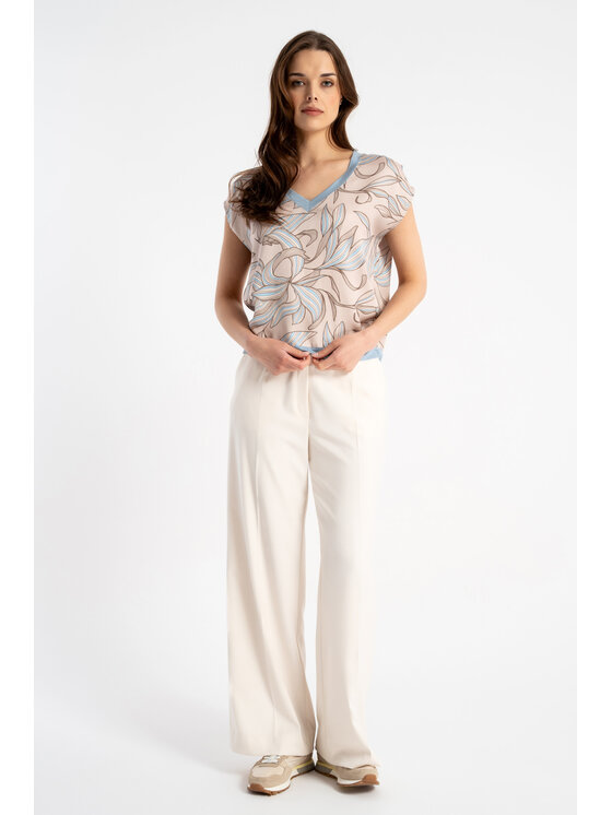 CLICK CLICK Μπλουζάκι 10-6869 Έγχρωμο Straight Fit