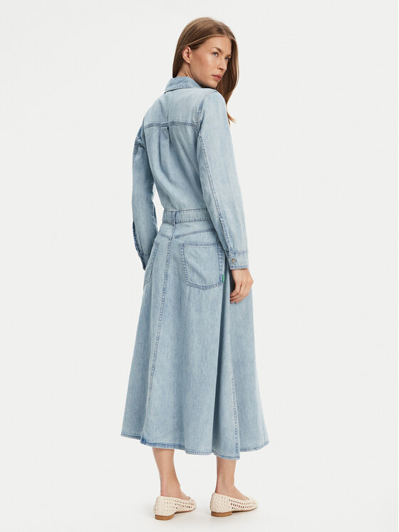 United Colors Of Benetton United Colors Of Benetton Farmer ruha 4RZKDV0B5 Kék Regular Fit