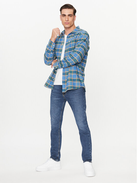 Lee Lee Jeansy 112342261 Granatowy Slim Fit