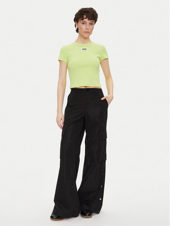 HUGO HUGO T-krekls Baby 50510749 Zaļš Slim Fit