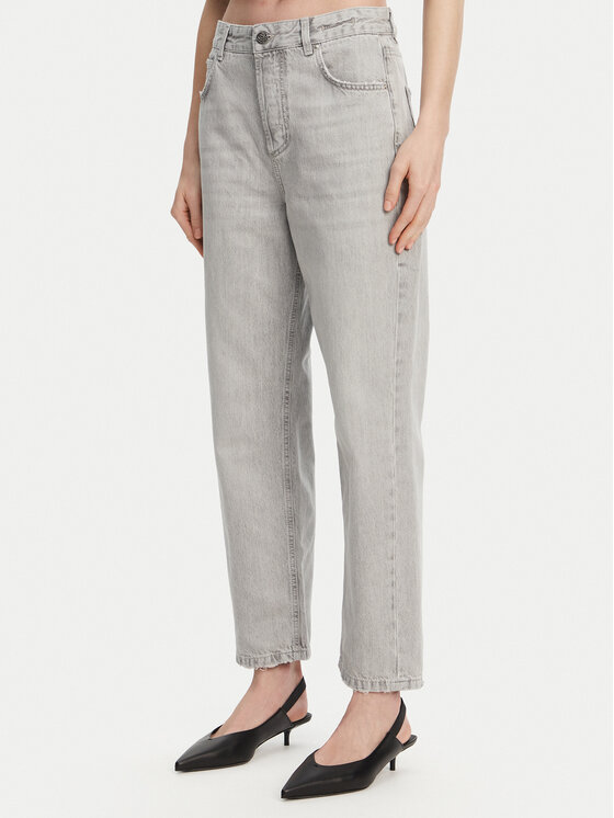 Marella Marella Jeans Tomboy 2513181044 Grigio Straight Fit