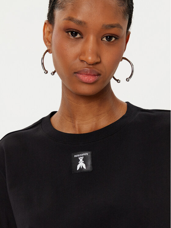 Patrizia Pepe Patrizia Pepe Футболка 8M1612/J089-K103 Чорний Regular Fit