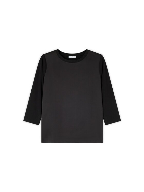 Motivi Motivi T-shirt G064W503695N033 Nero Regular Fit
