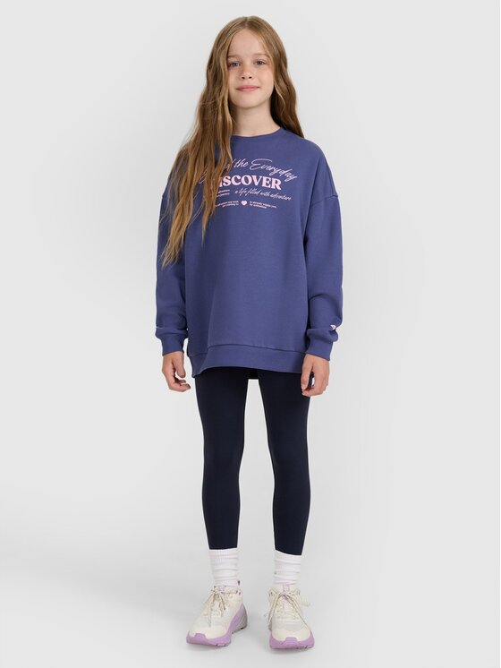 4F 4F Μπλούζα 4FJRAW25TSWSF2428-33S Μπλε Oversize