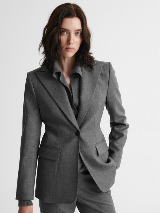 MARI PRETI MARI PRETI Giacca da abito SERENE Grigio Slim Fit