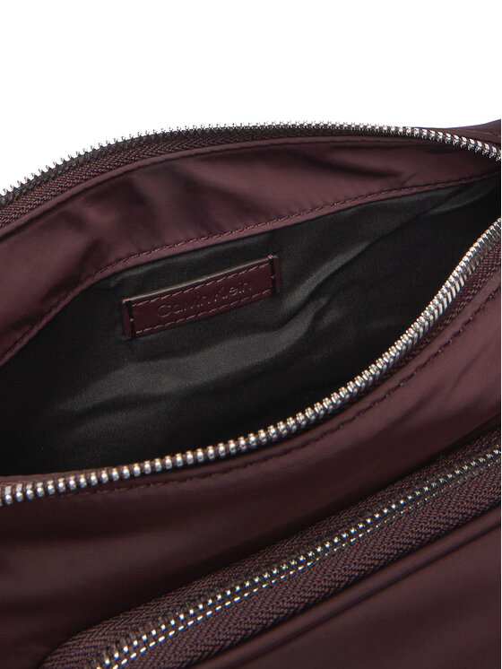 Calvin Klein Calvin Klein Torebka Pocket Nylon Bag W/ Strap LV04F3132G Bordowy