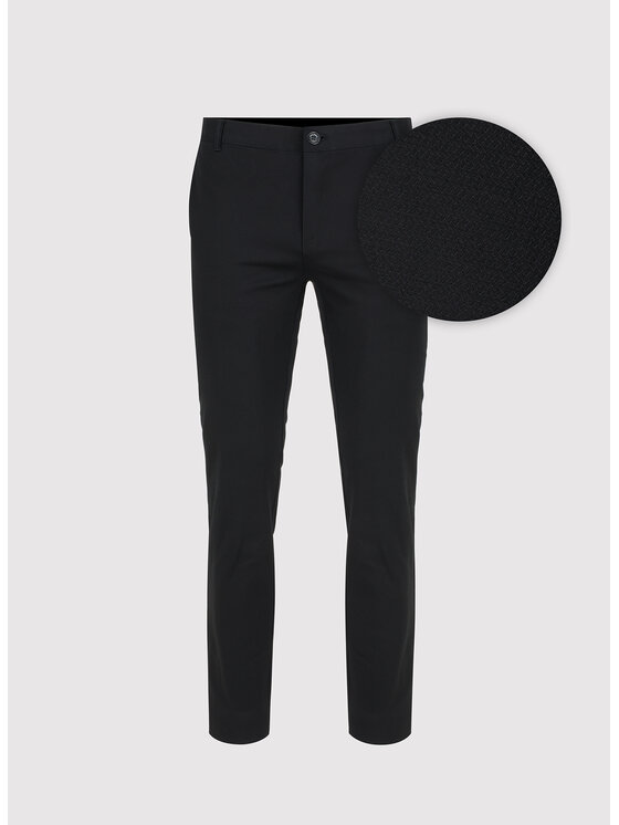 Pako Lorente Pako Lorente Spodnie dzianinowe P24WF-WX-004 Czarny Classic Fit