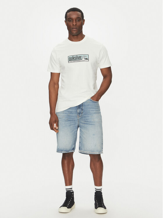 Quiksilver Quiksilver T-Shirt EQYZT08040 Bílá Regular Fit