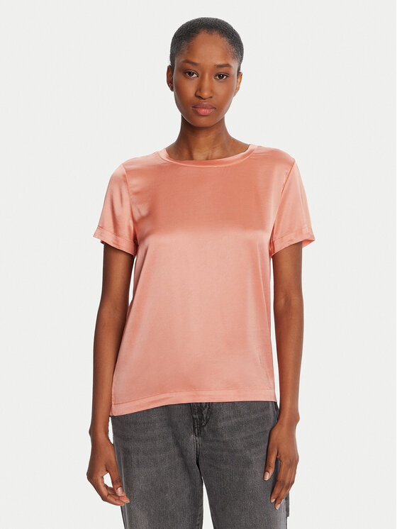 ViCOLO ViCOLO Tricou TB0040 Portocaliu Regular Fit