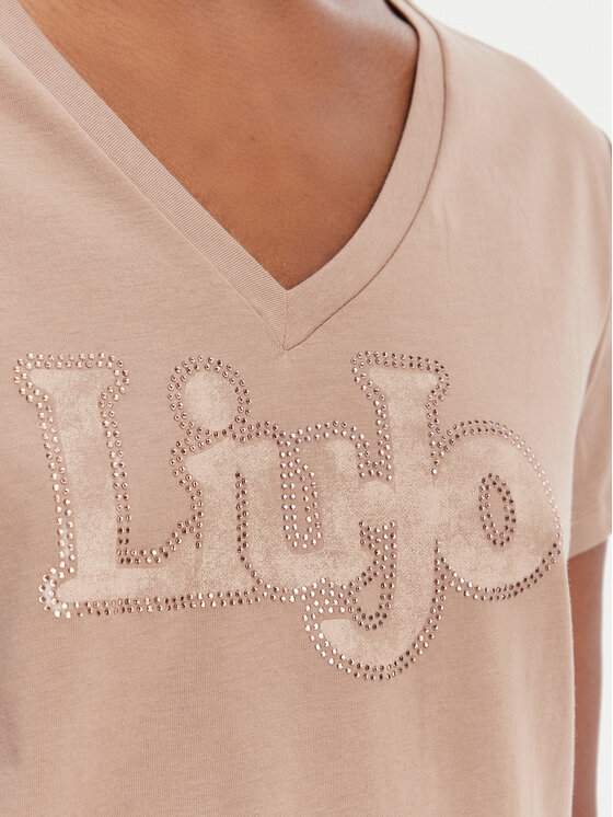 Liu Jo Sport Liu Jo Sport Тишърт TA6057 JS923 Бежов Regular Fit