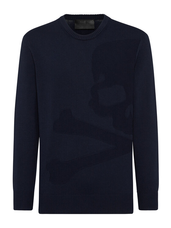 PHILIPP PLEIN PHILIPP PLEIN Longsleeve 9487 Celeste Regular Fit