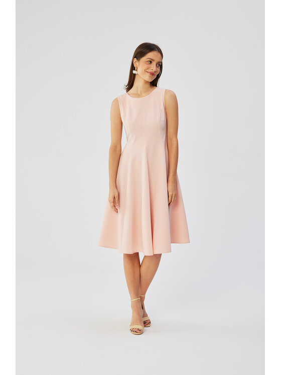 Stylove Stylove Sukienka koktajlowa S358 Różowy Comfortable Fit