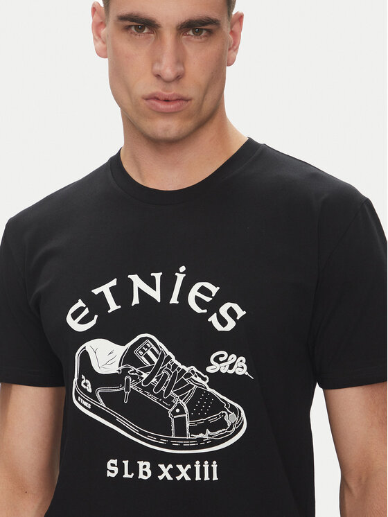 Etnies Etnies T-Shirt Slb 4130003757 Czarny Regular Fit