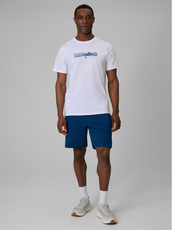 4F 4F Szorty sportowe CITY Turkusowy Regular Fit