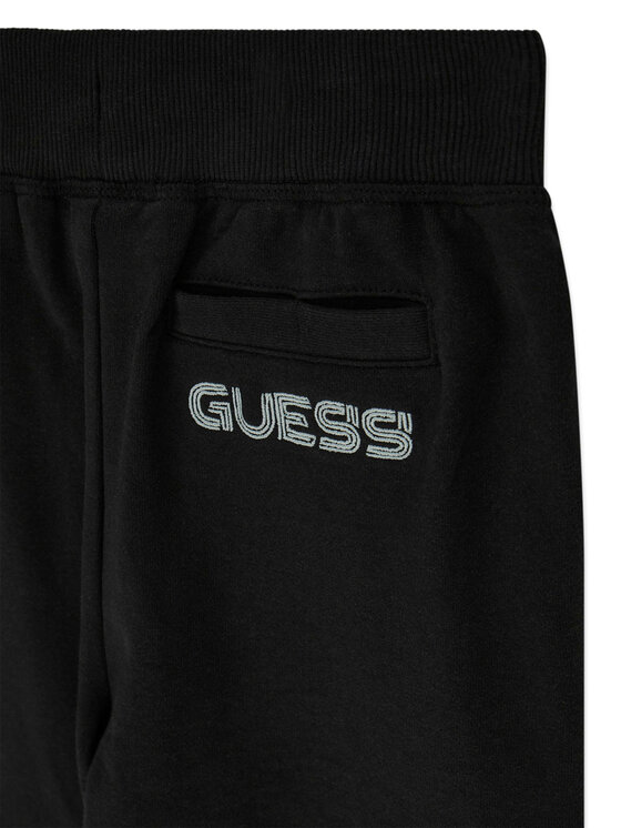 Guess Guess Súprava mikiny a športových šortiek L6GG00 KA6R4 Čierna Regular Fit