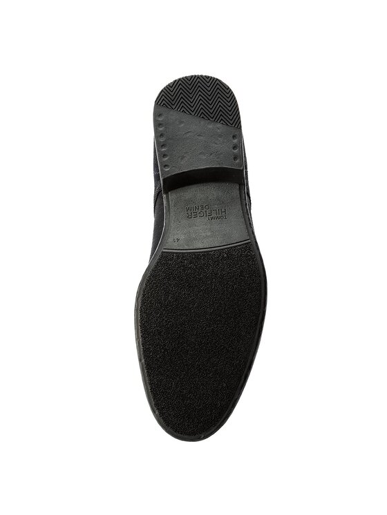 Tommy Hilfiger Tommy Hilfiger Šnurovacia obuv DENIM Jeffrey 2B FM0FM00814 Tmavomodrá