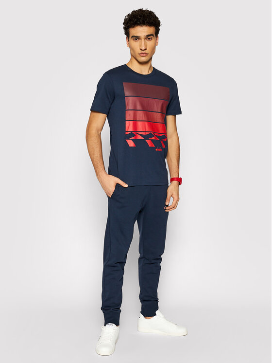 T-shirt Ss Zone 102.177060 Blu scuro Regular Fit