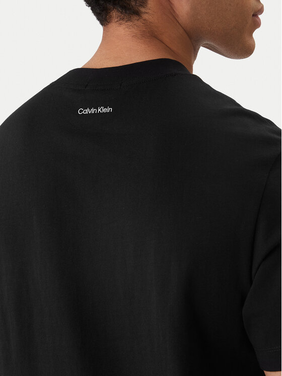 Calvin Klein Jeans Calvin Klein Jeans T-Shirt 20s Easy LV04RF294G Czarny Regular Fit