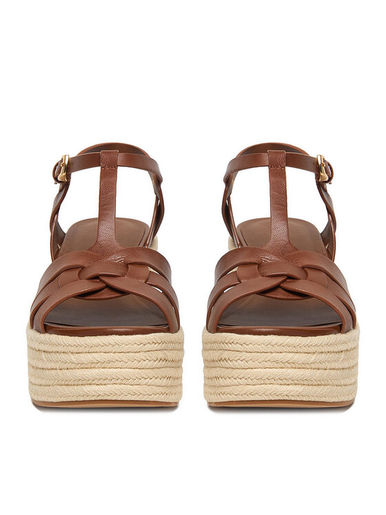 Badura Badura Espadryle EO-AMARI-LT0228-26-805 Brązowy