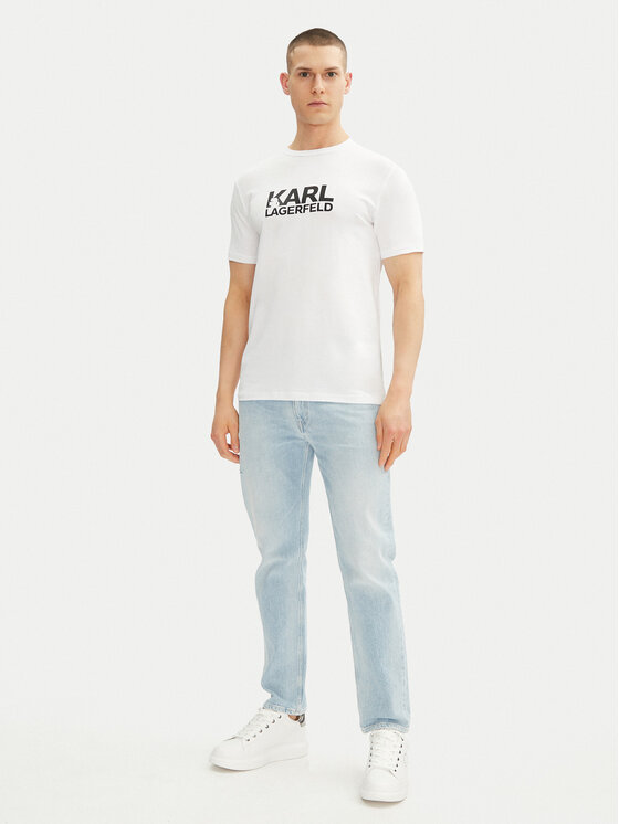 KARL LAGERFELD KARL LAGERFELD T-shirt 755087 552235 Bijela Regular Fit