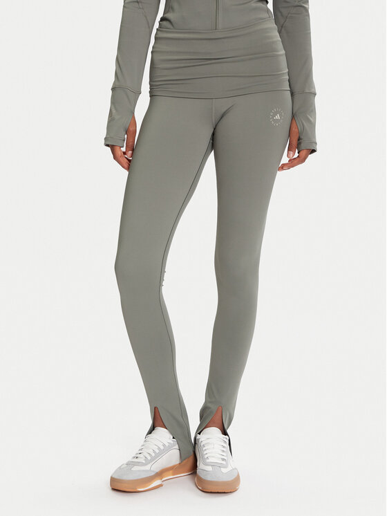 adidas by Stella McCartney adidas by Stella McCartney Colanți True Strength JW4538 Verde Slim Fit