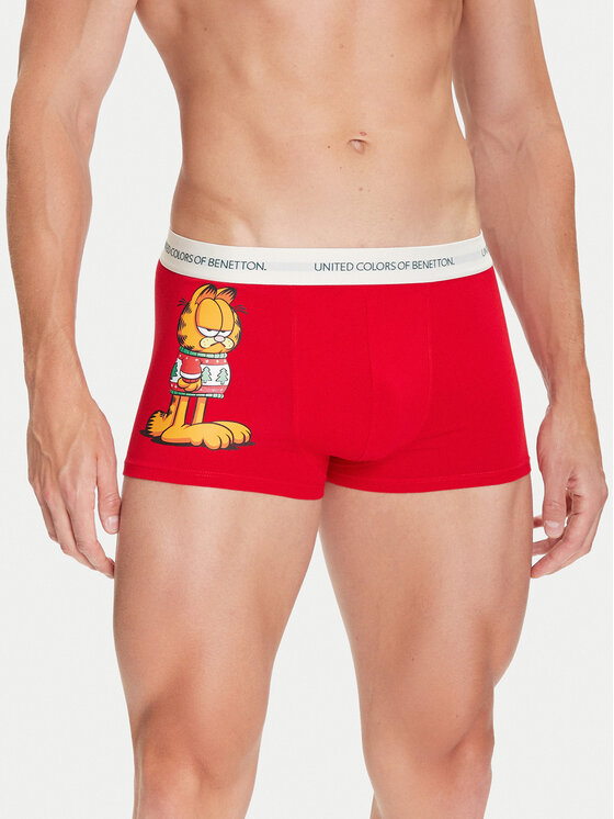 United Colors Of Benetton Boxerky 32IM2X017 Červená