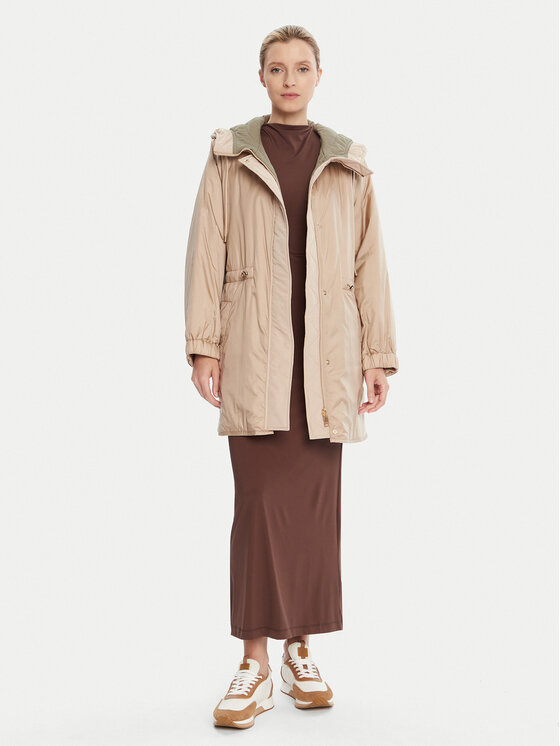 Weekend Max Mara Weekend Max Mara Átmeneti kabát Alcamo 2525496011 Bézs Regular Fit
