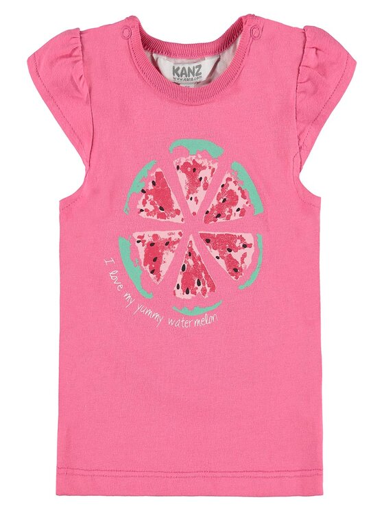 Kanz Kanz T-Shirt 1712181-2610 Różowy Basic Fit