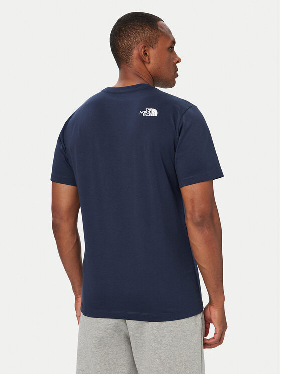 The North Face The North Face Tričko Evolution Half Dome NF0A8B6J Tmavomodrá Regular Fit
