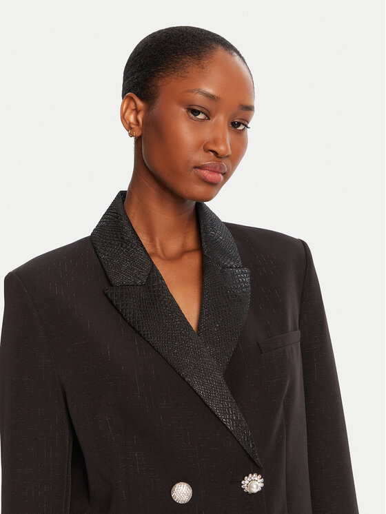 LOLA CASADEMUNT LOLA CASADEMUNT Marynarka MF2502003 Czarny Regular Fit