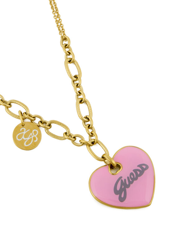 Guess Guess Naszyjnik JUBN05 148JW Złoty