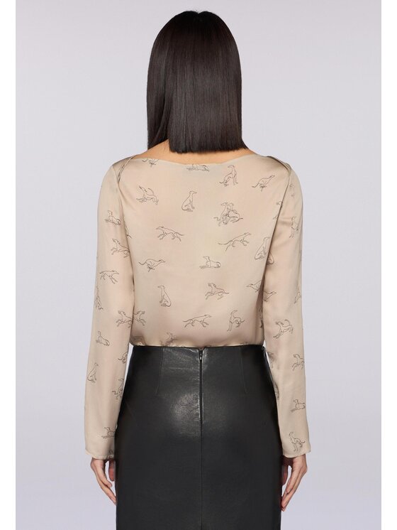 Trussardi Trussardi Blusa 2538A201180N0R2 Beige Regular Fit