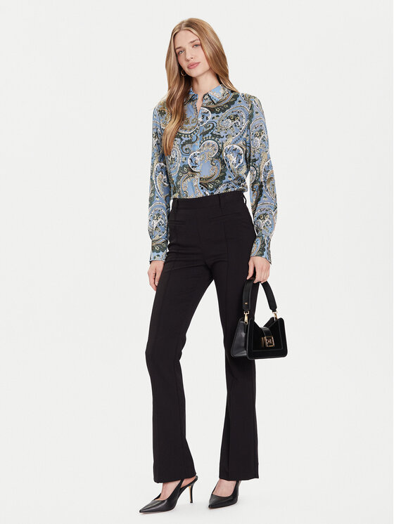 Guess Guess Koszula W5BH78 W2770 Niebieski jasny Regular Fit