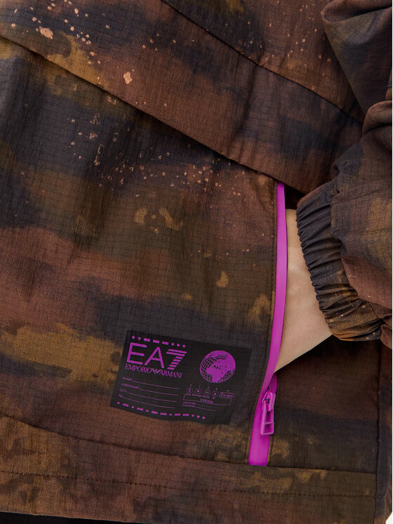 EA7 Emporio Armani EA7 Emporio Armani Bunda pro přechodné období 7W000263 AF13154 F6035 Hnědá Loose Fit