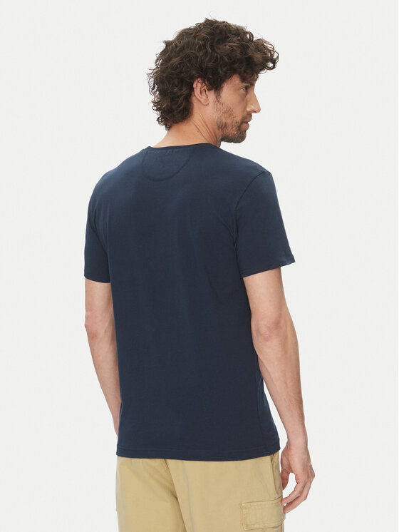 La Martina La Martina Tricou Aloysius MARG30 JS206 Bleumarin Regular Fit