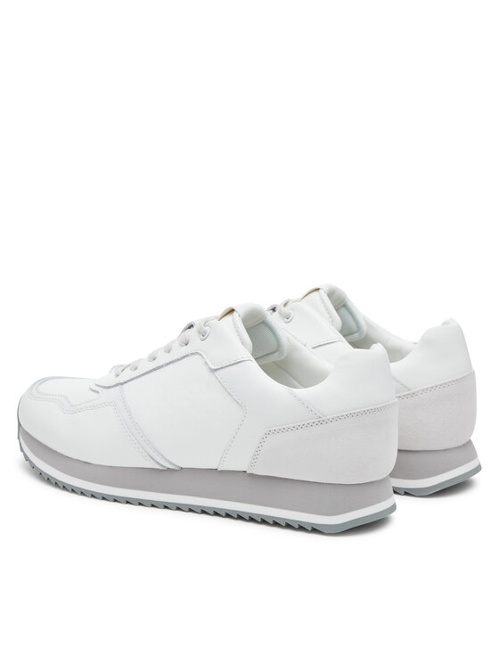 Calvin Klein Calvin Klein Sneakersy Low Top Lace Up Lth Mono HM0HM01807 Szary