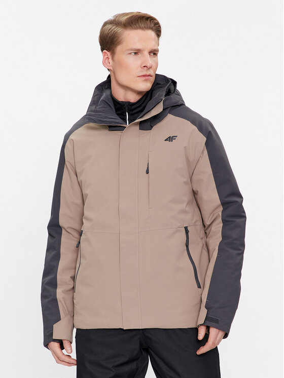 4F Geacă de schi 4FAW23TTJAM347 Gri Regular Fit