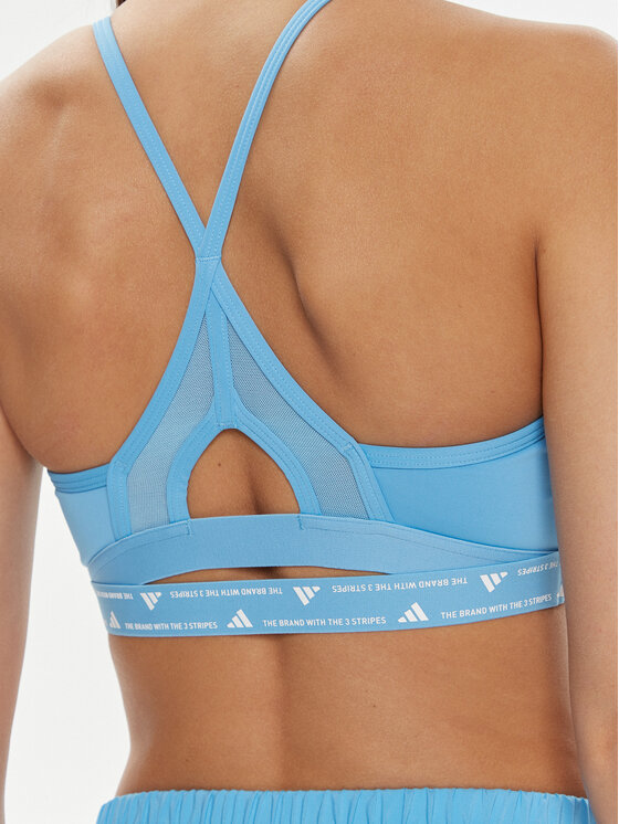 adidas adidas Αθλητικό σουτιέν Aeroreact Training IU1722 Γαλάζιο