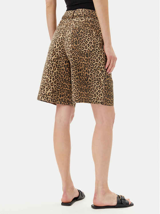 ONLY ONLY Kratke traperice Naomi 15351037 Smeđa Regular Fit